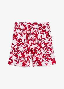 Wijde viscose short met high waist comfortband, bonprix