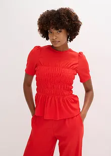 Shirt met smokwerk, bonprix