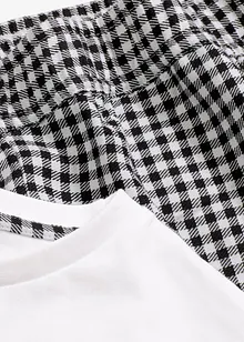 Oversized shortama met een geweven short, bonprix