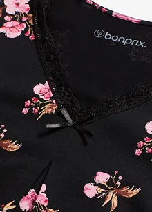 Kort nachthemd van een zachte viscosemix, bonprix