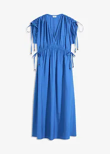 Maxi-jurk met wijde mouwen van structuurstof, bonprix