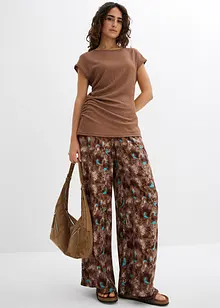 Asymmetrische top van lichte crêpe, bonprix