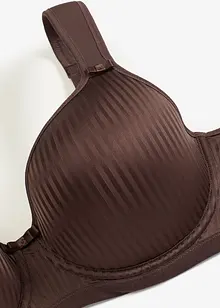 Voorgevormde bh met gewatteerde bandjes en glanzend effect, bonprix