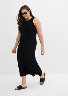 Jurk met spaghettibandjes van soepele viscose, bonprix