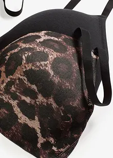 Voorgevormde bh zonder beugels met katoen (set van 2), bonprix