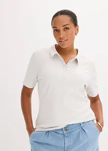 Poloshirt in een viscosemix, bonprix