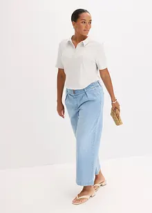 Poloshirt in een viscosemix, bonprix