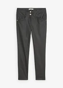 Stretch broek met glanseffect, bonprix