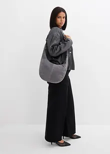 Bomber van glanzende viscosemix, bonprix