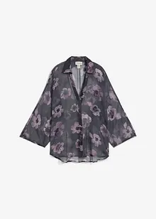 Oversized blouse van luchtige chiffon, bonprix