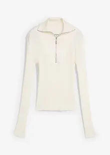 Geribd shirt in een zachte viscosemix, bonprix