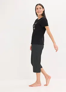 Capri pyjama van biologisch katoen, bonprix