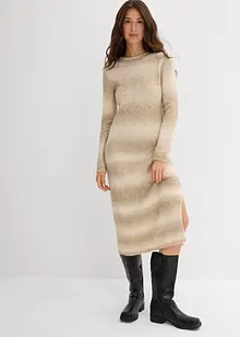 Gebreide jurk van zachte wolmix, bonprix
