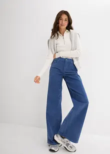 Corduroy broek van elastisch katoenmix, bonprix