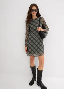 Mini jurk van fijn mesh, bonprix