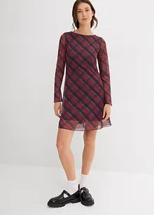 Mini jurk van fijn mesh, bonprix