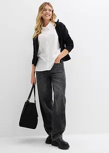 Oversized blouse van puur katoen, bonprix