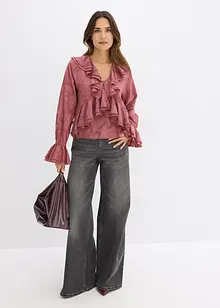Licht transparante chiffonblouse, bonprix