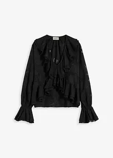 Licht transparante chiffonblouse, bonprix
