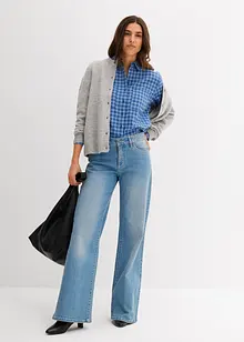 Geruite overhemdblouse van katoen, bonprix