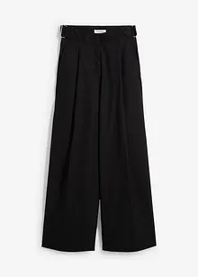 Broek in een viscosemix met gespen aan de zijkanten, bonprix