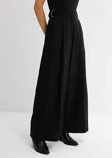 Broek in een viscosemix met gespen aan de zijkanten, bonprix