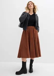 Corduroy rok van katoenmix, bonprix