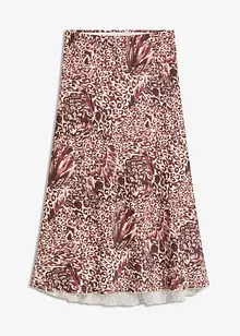 Satijnen rok met structuur, bonprix