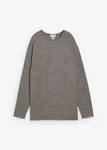 Lange sweater in een gebreide look, bonprix