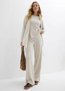 Palazzo broek in een gebreide look, bonprix