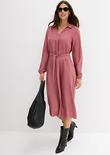 Midi jurk van soepele viscose, bonprix
