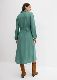 Midi jurk van soepele viscose, bonprix