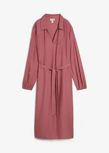 Midi jurk van soepele viscose, bonprix