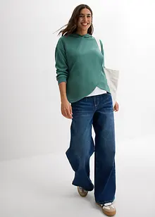 Sweater van een zachte viscosemix, bonprix