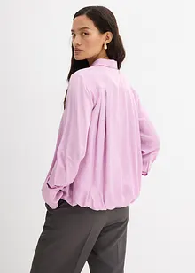 Satijnen blouse in een viscosemix, bonprix
