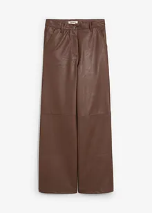 Imitatieleren broek, bonprix