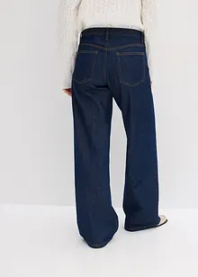 Wide leg jeans mid waist, bonprix