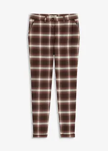 Geruite broek met turn-ups, bonprix