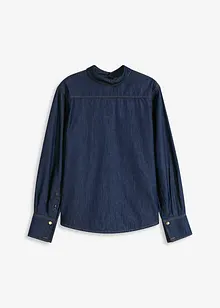 Spijkerblouse met lange manchetten, bonprix