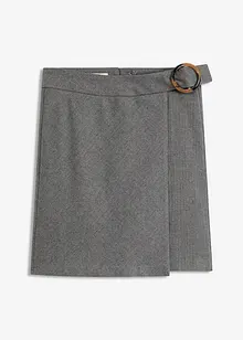 Wikkelrok met visgraatpatroon, bonprix