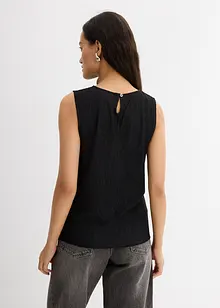 Blouse van gestructureerde crinkle, bonprix
