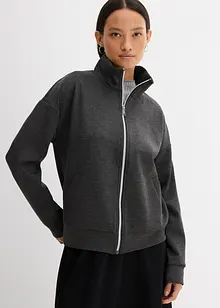 Oversized jas van viscose-mix, bonprix