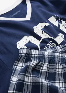 Pyjama met lange mouwen in een katoenmix, bonprix
