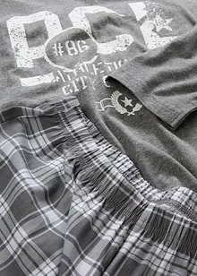 Pyjama met lange mouwen in een katoenmix, bonprix