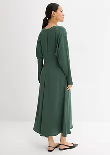 Gedrapeerde midi jurk, bonprix