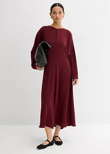 Gedrapeerde midi jurk, bonprix