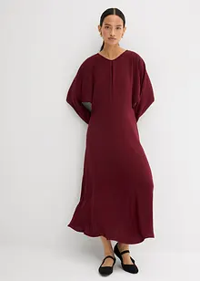 Gedrapeerde midi jurk, bonprix