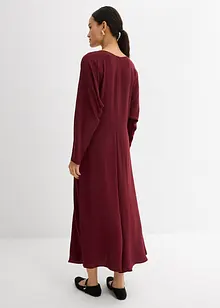 Gedrapeerde midi jurk, bonprix