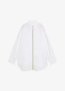 Overhemdblouse met strass, bonprix