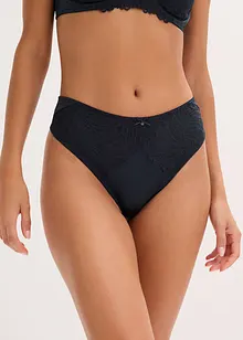 Maxi string met glanzend materiaal (set van 2), bonprix